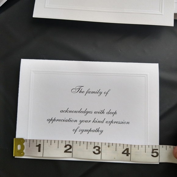 Vintage Condolence Cards w/Envelopes - Picture 5 of 8